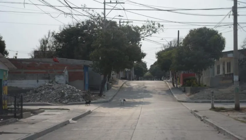 Barrio El Bosque, donde sucedieron los hechos.