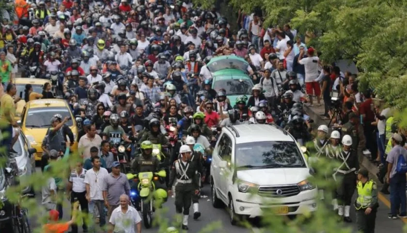 Funeral de Pastor López en Cúcuta.