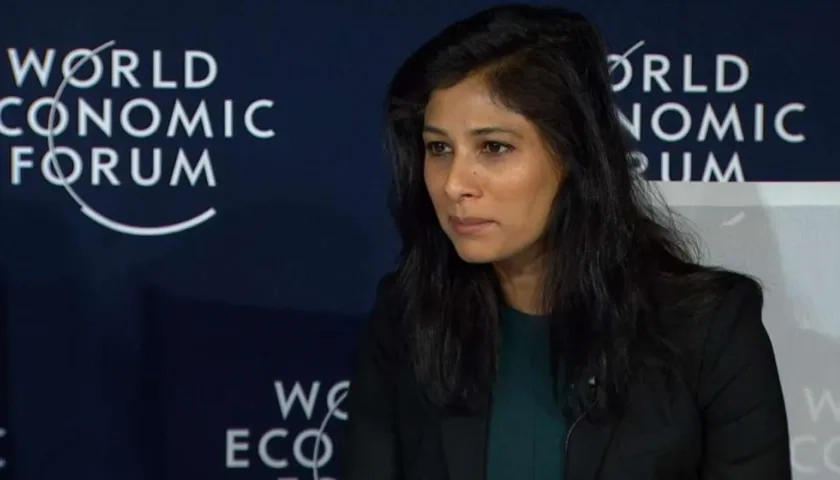Gita Gopinath, economista principal del Fondo Monetario Internacional.