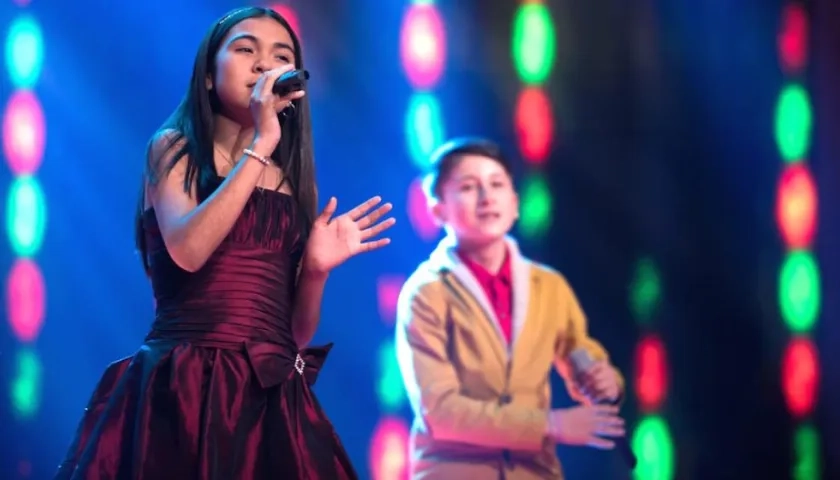 Natalia Madariaga durante su actuación.