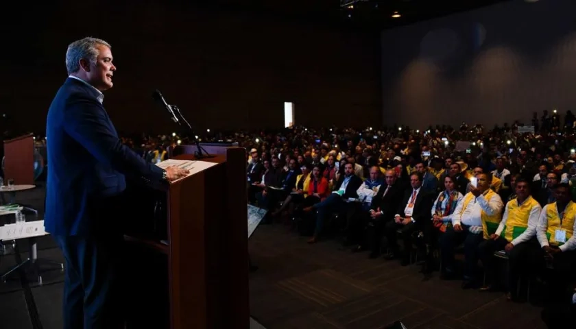 El Presidente de la República, Iván Duque.