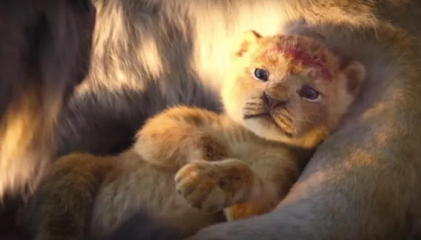 Imagen de la cinta "The Lion King".