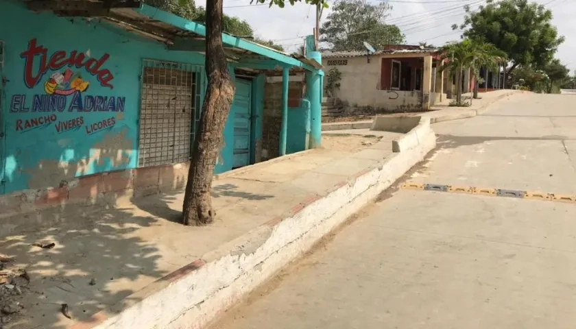 La tienda donde trabajaba Fabián Alberto Montaño Soto.