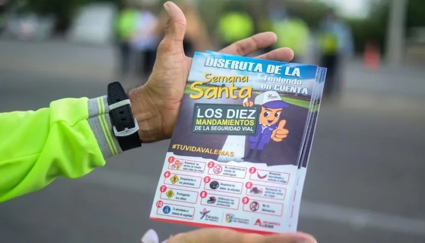 El objetivo es reducir la accidentalidad en esta época del año.