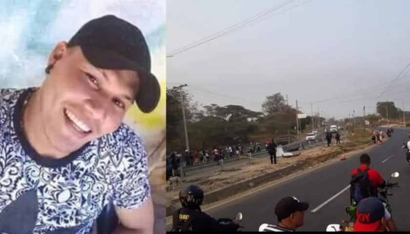 Juan Carlos Celis murió en un accidente de moto en Galapa.