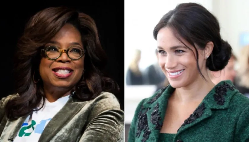 Oprah Winfrey y la duquesa de Sussex, Meghan Markle