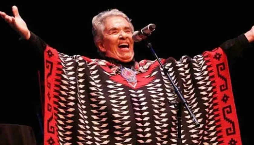 La cantante Chavela Vargas.