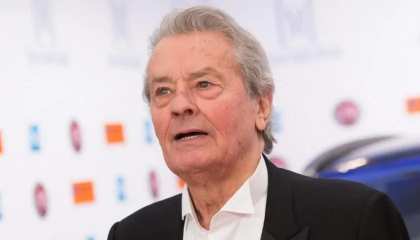 El actor francés Alain Delon.