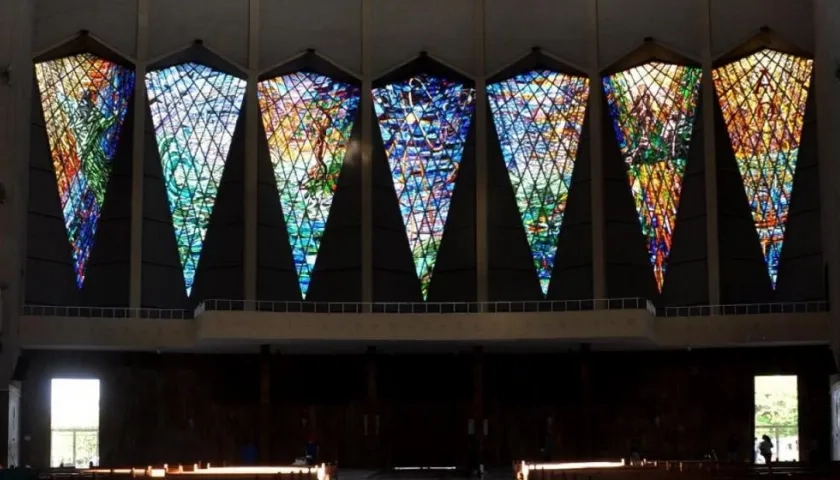 Vitrales de la Catedral de Barranquilla.