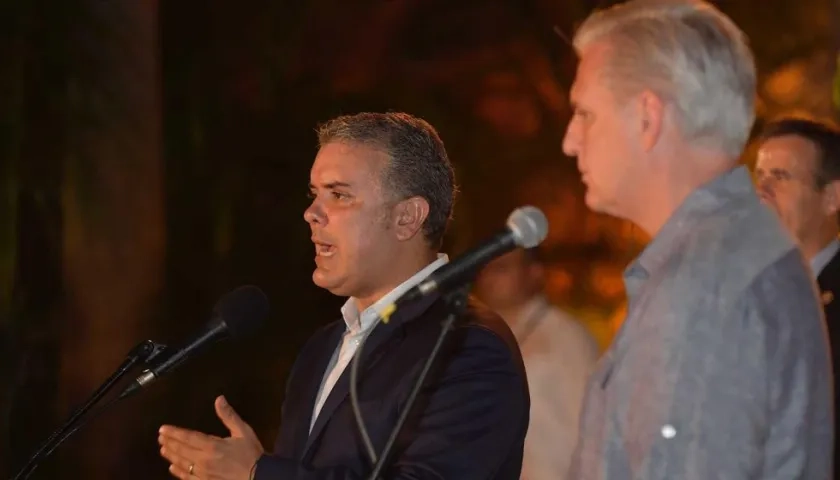El Presidente Duque y el congresista republicano Kevin McCarthy