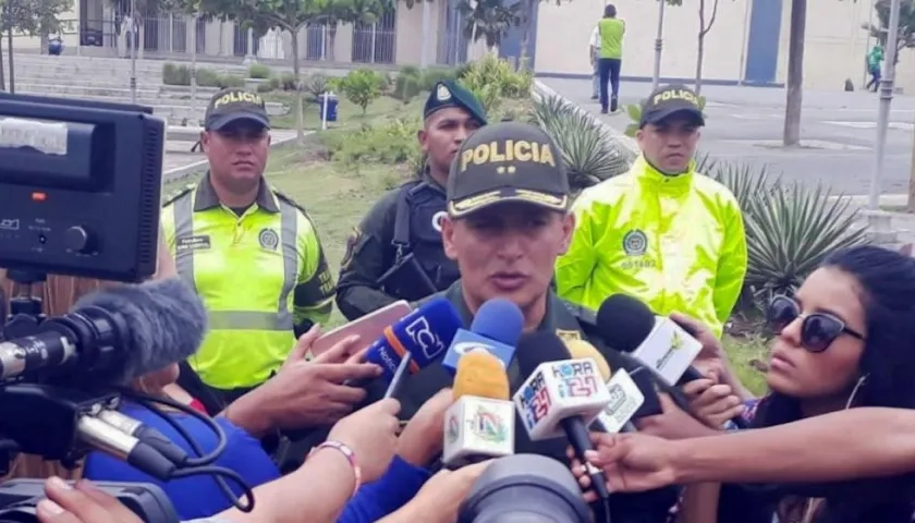 Brigadier general Mariano Botero Coy, comandante de la Policía Metropolitana de Barranquilla.