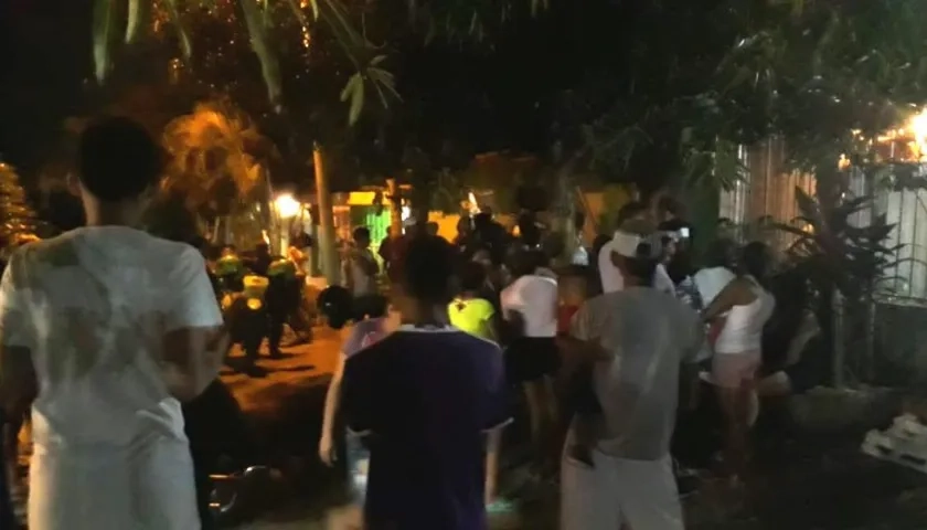 Lugar de los hechos en el municipio de Galapa.