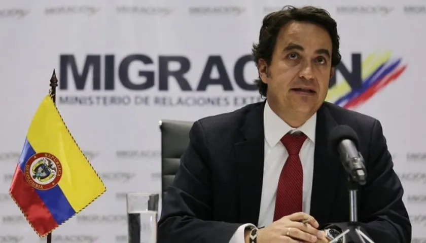 Cristian Krüger, director de Migración Colombia.