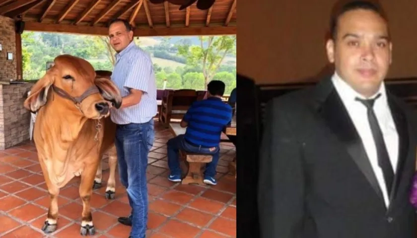 José 'El Ñeñe' Hernández y la víctima del homicidio, Óscar Eduardo Rodríguez Pomar.