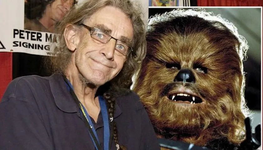El actor británico Peter Mayhew.