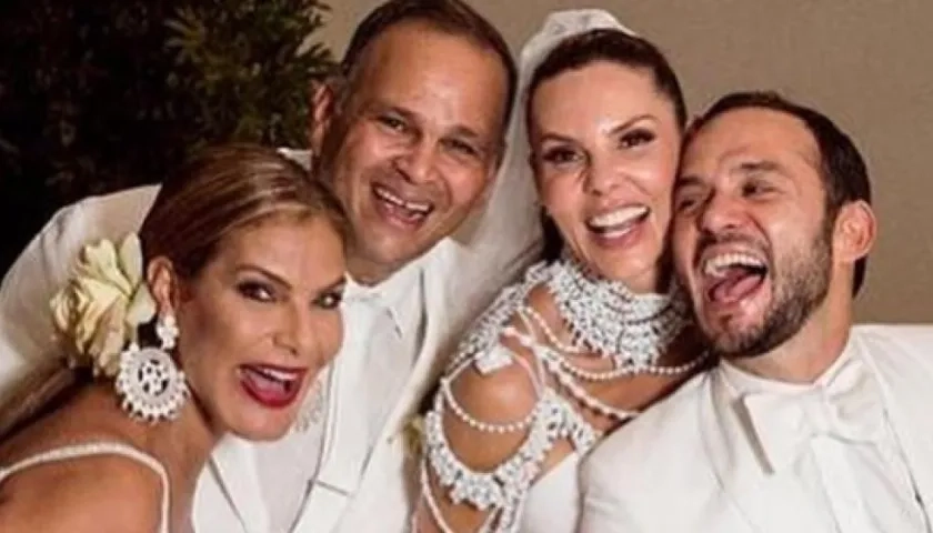 María Mónica Urbina, José Hernández, Paula Andrea y Luis Miguel Zabaleta.