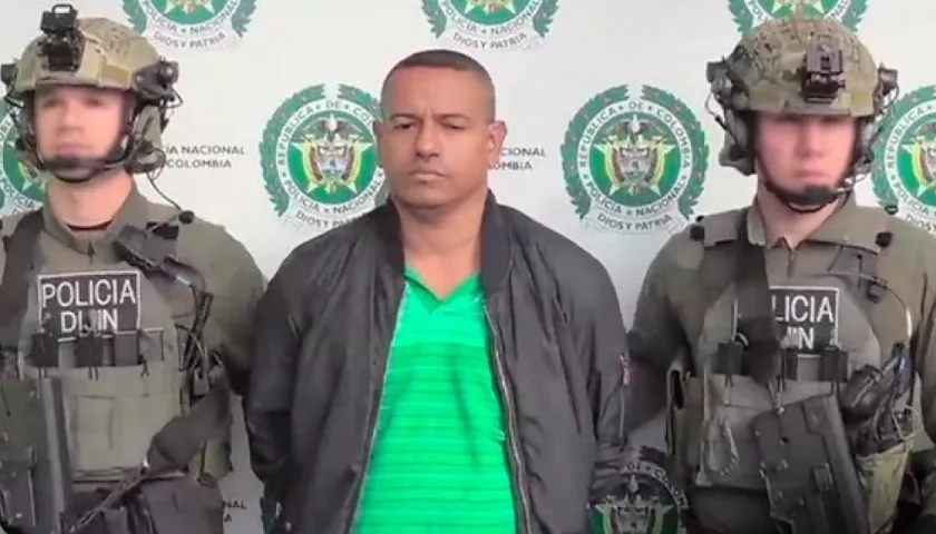  Olindo Perlaza Caicedo, alias ‘Olindillo’ o ‘Gafas’, capturado.