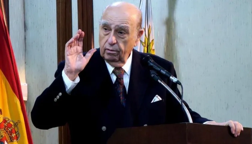 Julio María Sanguinetti, dos veces presidente de Uruguay.