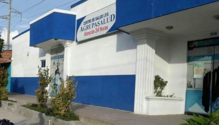 El puesto de salud Agrupasalud.