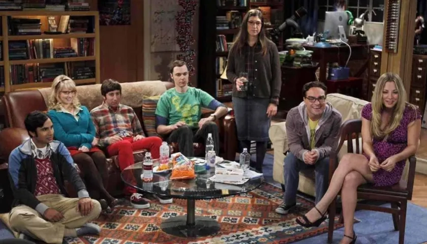 Los protagonistas de la serie The Big Bang Theory.
