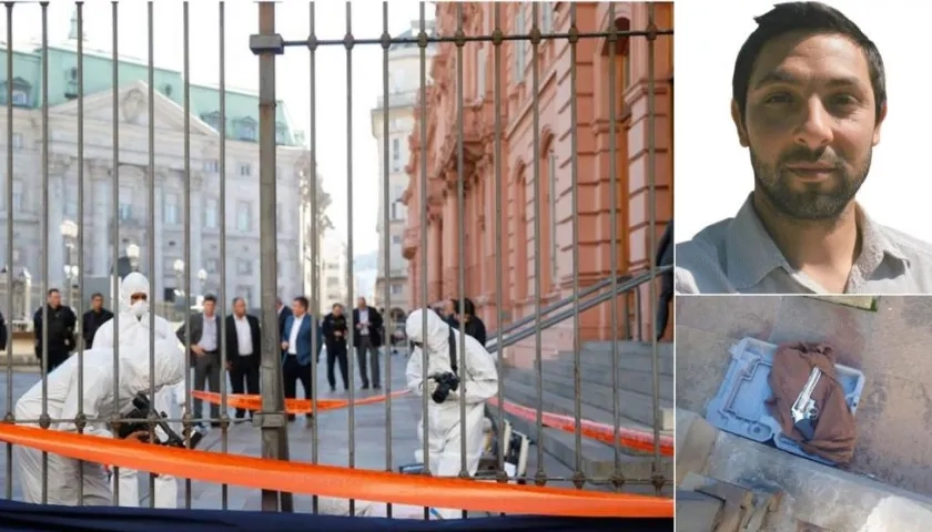 La Policía argentina detuvo a Francisco Ariel Muñiz y lo puso a disposición judicial, por intentar entrar con un arma a la Casa Rosada.