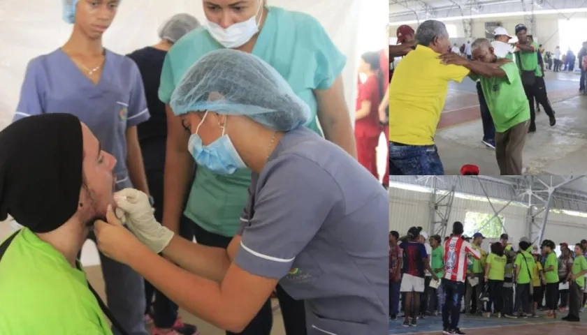 Los recuperadores recibieron servicios de medicina general, medicina interna, salud oral y asesorías jurídicas.