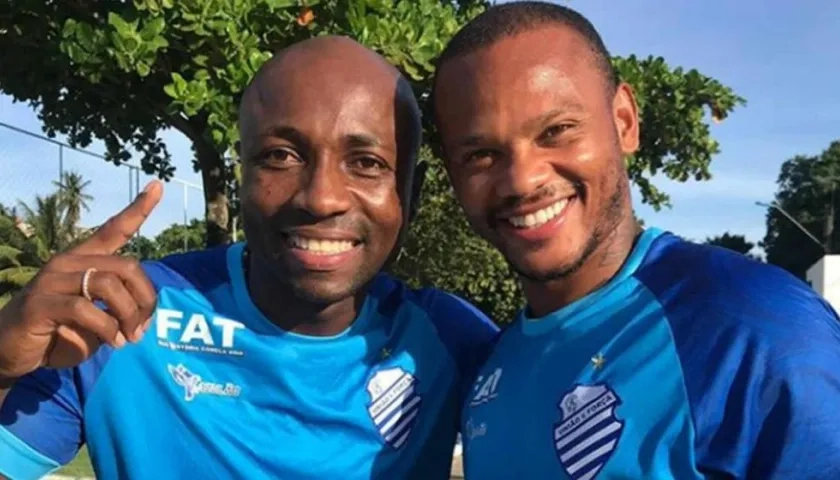 Pablo Armero y Andrés 'Manga' Escobar.