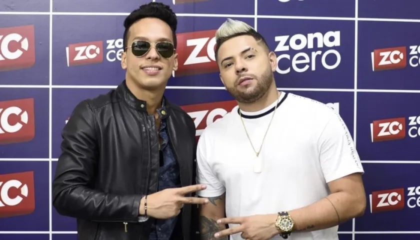 Los cantantes Mike Rodríguez y Danny Daniel.