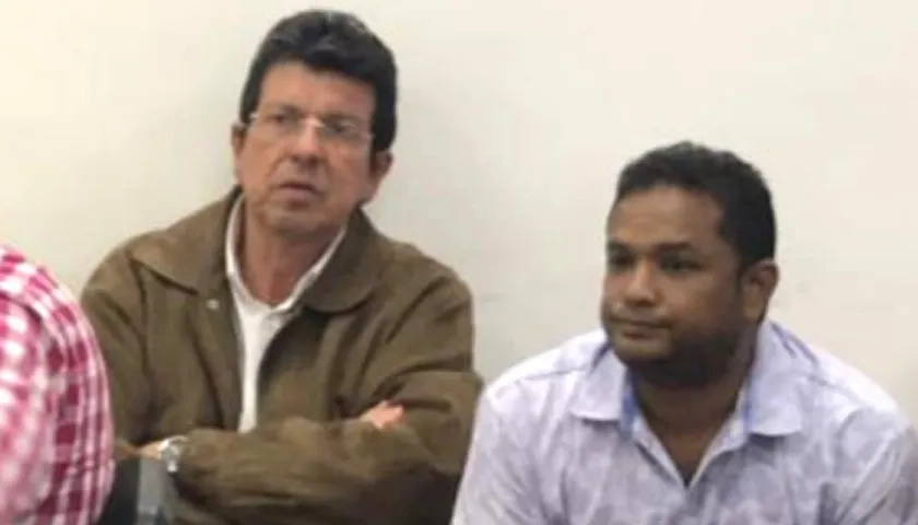 El exembajador Fernando Marin durante la audiencia.