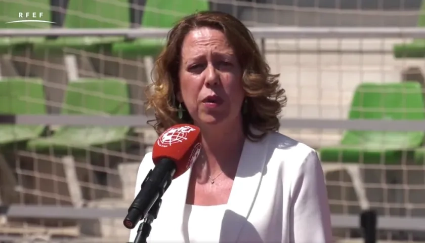 La vicepresidenta de asuntos de integridad de la RFEF, Ana Muñoz.