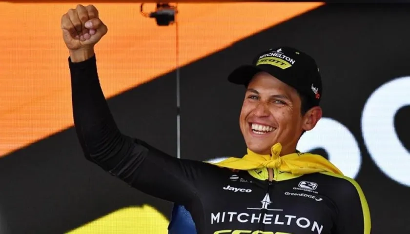El ciclista colombiano Esteban Chaves.