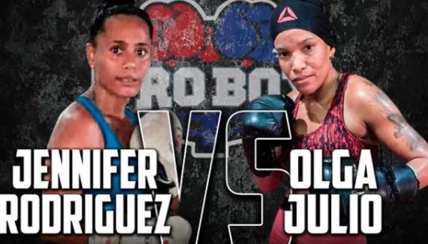 Imagen promocional de la pelea cancelada.