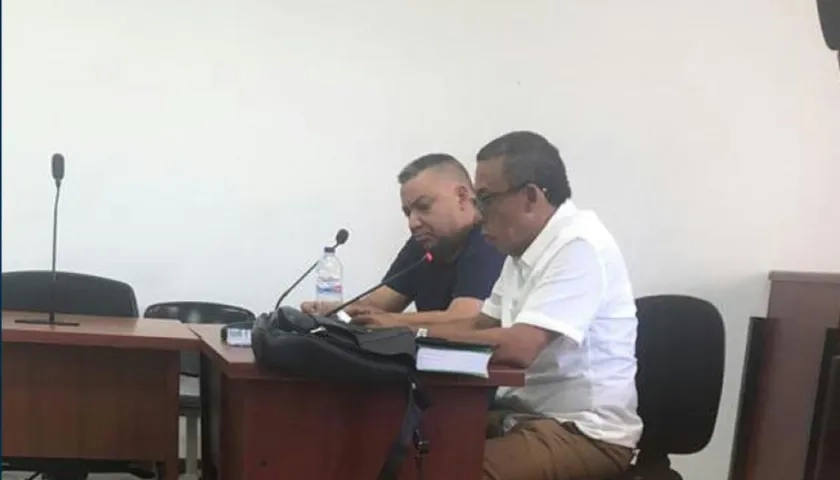 Hernando Rafael Consuegra Pertúz, en audiencia.