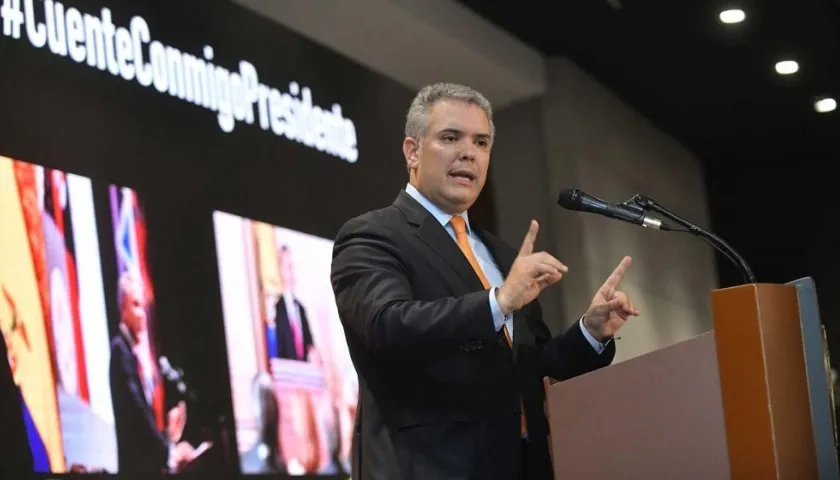 El Presidente de la República, Iván Duque.