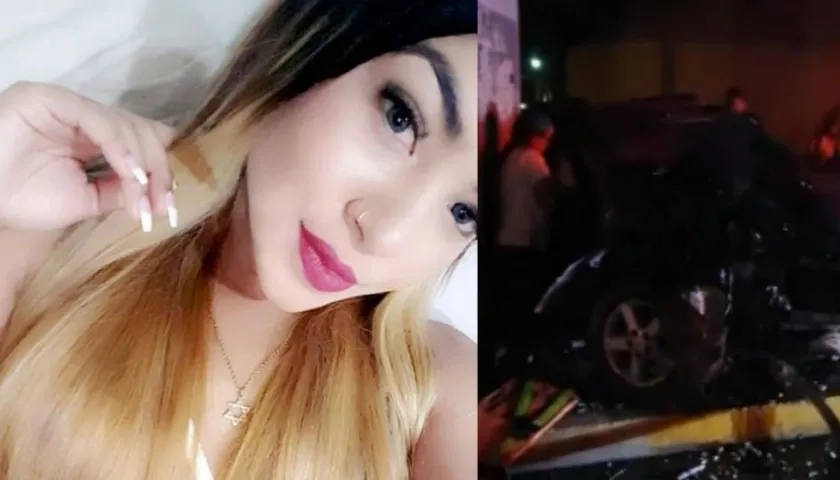Karolay Gaytán, bailarina fallecida en accidente de tránsito.