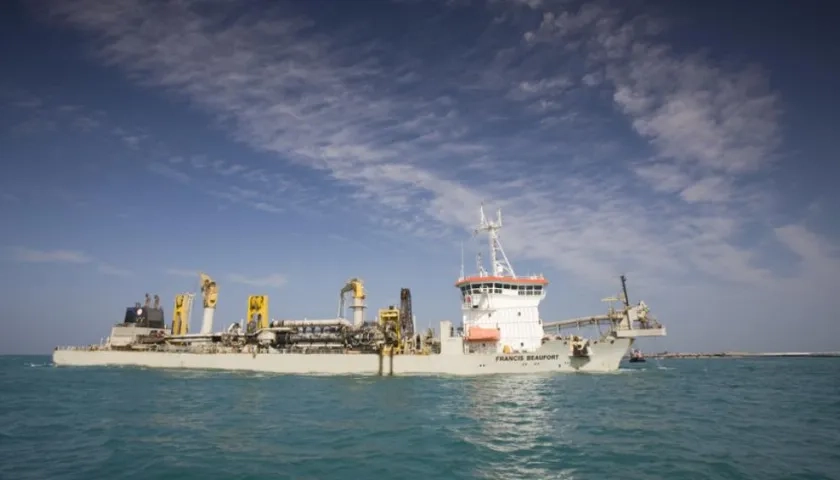 La draga Francis Beaufort.