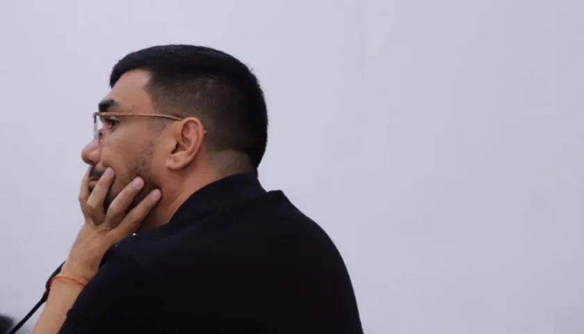 El coronel retirado, Florentino Navia Salvador, en audiencia.