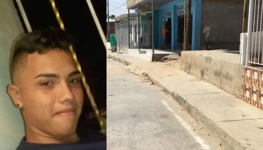 Brayan Vega, a la izquierda, fue asesinado en el barrio Santa María.