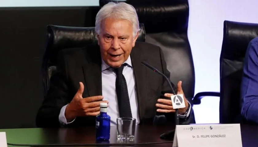 El expresidente del Gobierno español Felipe González.