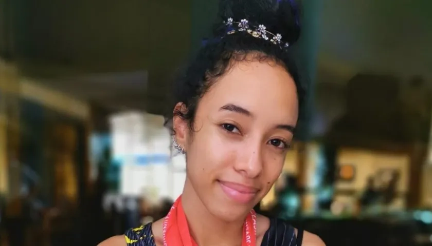 La pesista colombiana Manuela Berrío.