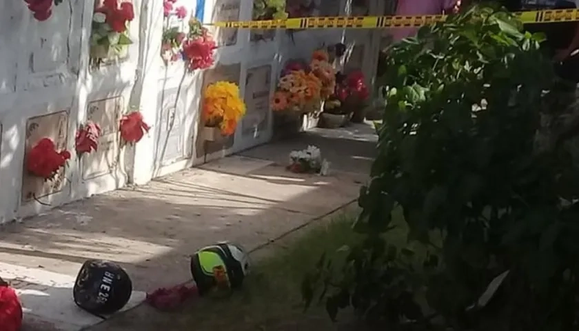 Crimen ocurrido dentro del Cementerio Jardines de Paz