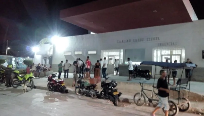 Camino La Luz-La Chinita a donde fue llevado el líder comunal herido.