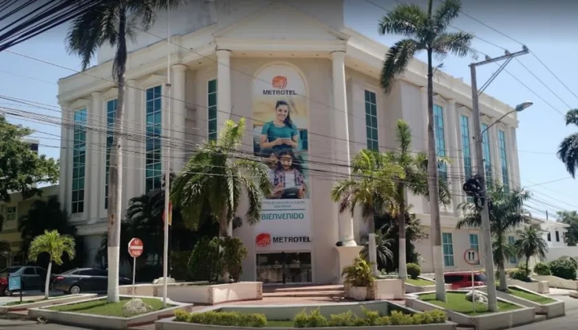 Antigua sede de Metrotel en la calle 75 con carrera 57.