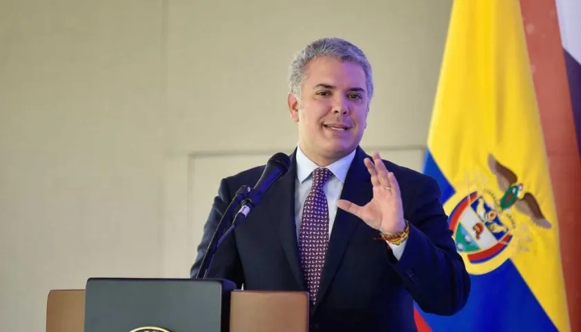 Iván Duque, Presidente.
