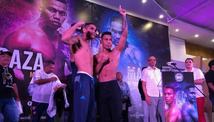 Jeovanis ‘Meke’ Barraza y Gabriel Maestre.