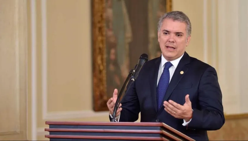 Iván Duque, Presidente de Colombia.