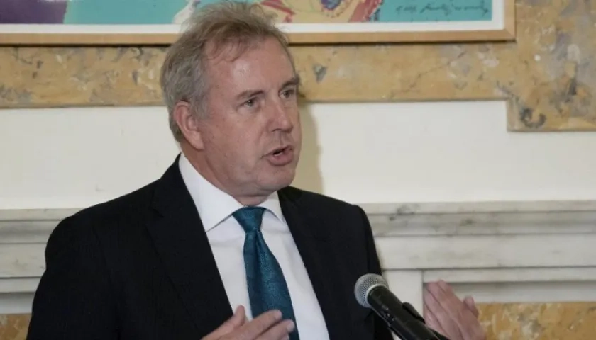 El embajador británico en Estados Unidos, Kim Darroch.