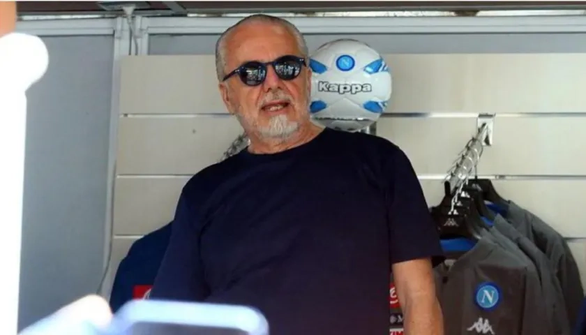  Aurelio De Laurentiis, presidente del Nápoles.
