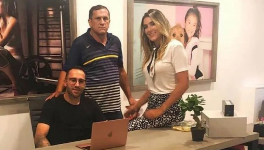 David Ospina, Hernán Ospina y Daniela Ospina.