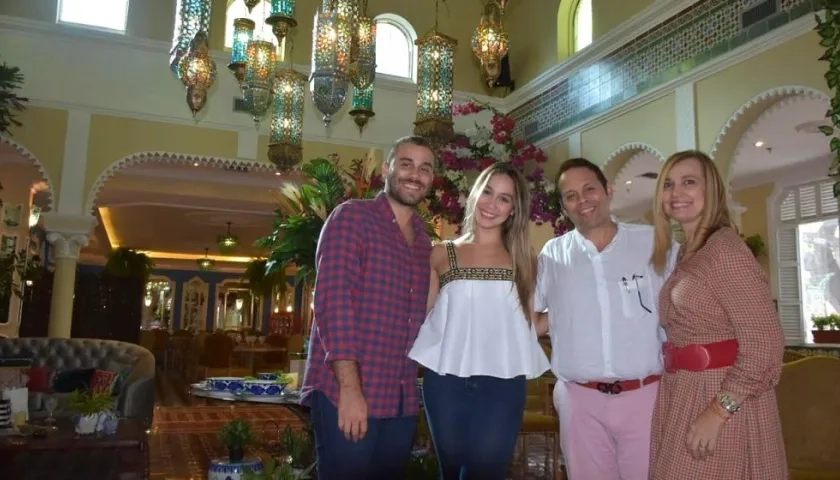 La familia Lapeira Pumarejo.